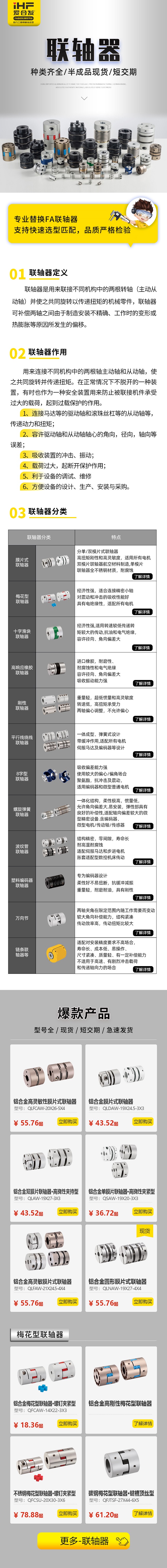 「優品推薦」這些聯軸器您都認識嗎？